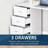 PAGED L-Shaped Desk 180°Rotating Corner Desk with Storage Shelves, Drawer and Cabinet, Writing Desk for Living Room, Home Office - 3 of 4