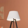 Infibrite 27" Architectural Tripod Table Lamp with Textured Shade Cozy Illumination: Modern Design, ETL Listed, Linen Cone Shade - 4 of 4