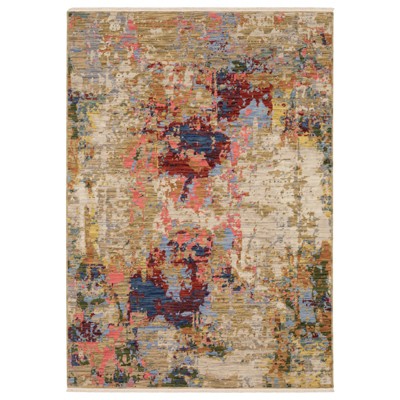 Oriental Weavers Soleri SOL06 Beige/ Multi Indoor Area Rug - 2'6" x 12'