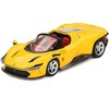 Ferrari Daytona SP3 Giallo Modena Yellow with Red Interior 1/64 Diecast Model Car by BBR - 2 of 4