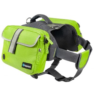 PetAmi Dog Backpack Saddle Bag, Vest Pack for Dogs to Wear, Harness Reflective Safety Side Pockets Leash Hook Camping Hiking Travel - 1 of 4