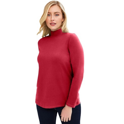 Jess Long-Sleeve Turtleneck Top