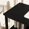 TV Stand Dresser with Storage, TV Console for Living Room, 2-Drawer Entertainment Center with Open Shelf, Fabric Drawer TV Cabinet - 3 of 4