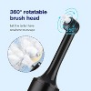 YEVYO 4 Mode Tooth Polisher - 5 Replaceable 360° Dental Polishing Heads with LED?Lighted Cleaning Tool, IPX6 Waterproof Teeth Polishing Kit - Black - 4 of 4