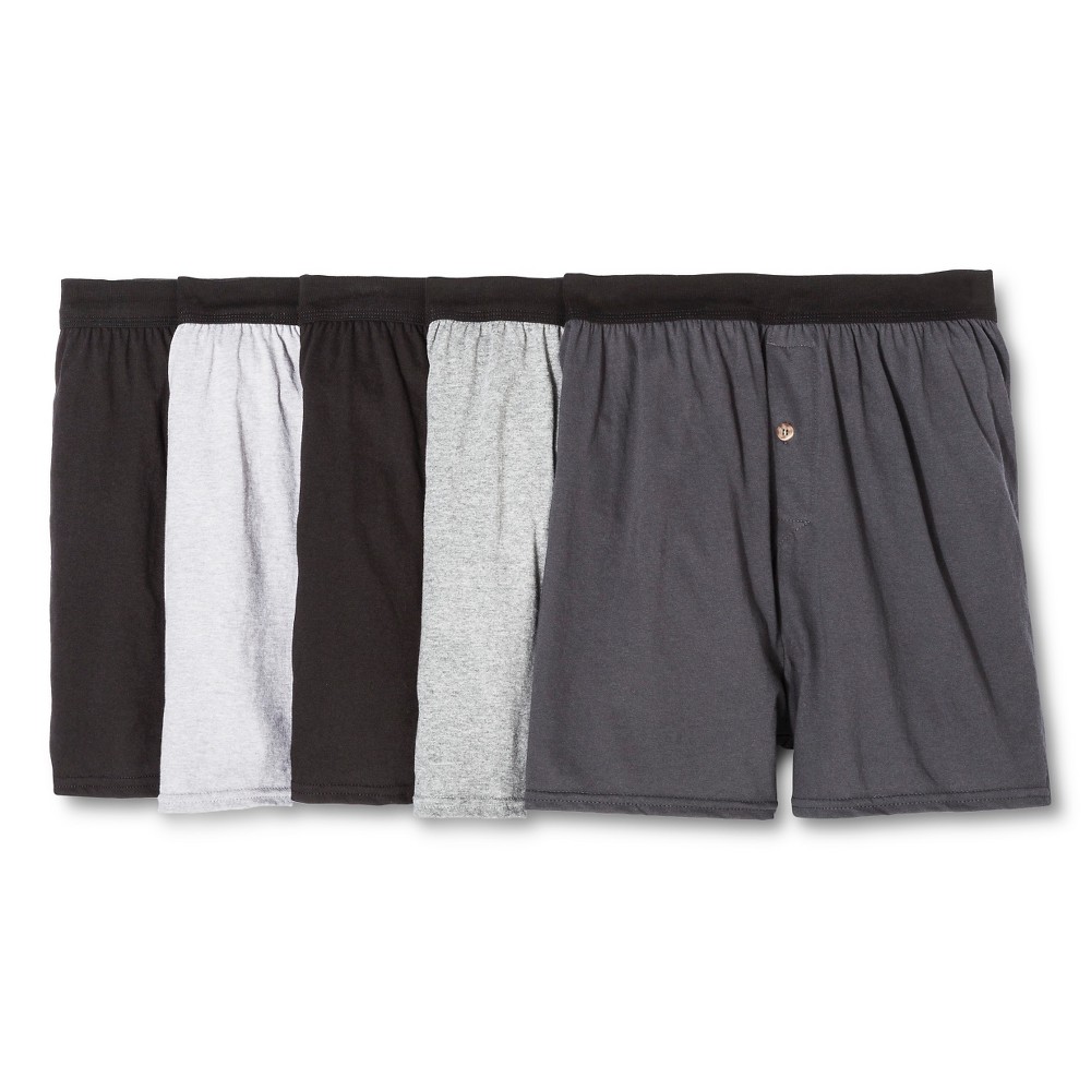 Hanes Men's Boxer Briefs 5pk - Red/Gray/Green XL