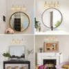 17" Modern Crystal Bathroom Vanity Light, 3-Light Golden Wall Sconce Elegant Wall Mount Lighting for Bathroom,Powder Room,Vanity Mirror (No Bulbs) - 4 of 4