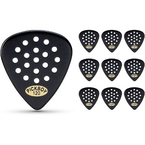 Pick Boy Pos-a-Grip Black Cellulose Guitar Picks - 1 of 1