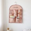 Anna-Kaci 3-Pocket Hanging Wall Organizer with Printed Design and Metal Hook - 2 of 4