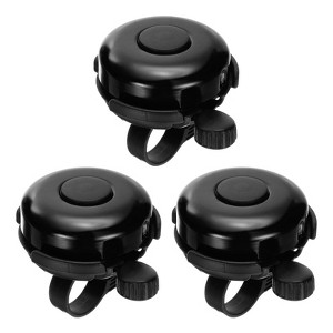 Unique Bargains Aluminum Loud Clear Sound Classic Scooters Bicycle Bells 3 Pcs 2.3" - 1 of 4