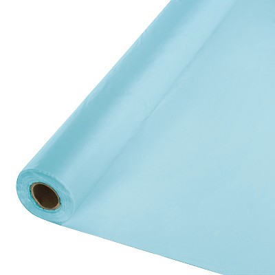 Pastel Blue Disposable Tablecloth