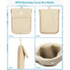 Generic RFID-Blocking Travel Bra Wallet, Hidden Money Pouch Ideal Secret Pocket - 3 of 4