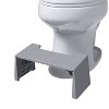 7" Porta Traveler Foldable Toilet Stool for Travel Gray - Squatty Potty - image 2 of 4