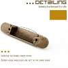 attop 6PCS Antique Retro Zinc Alloy Cabinet Pulls, 3 Inch Hole Centers , Drawer Dresser Pulls Bathroom Cabinet  Wardrobe Door Handles - 2 of 4