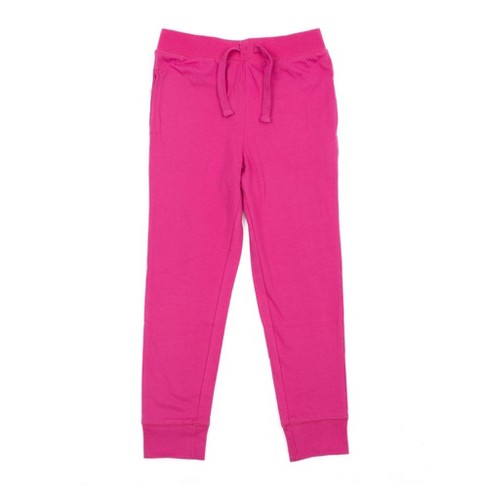 Leveret Kids Drawstring Pants Cotton Hot Pink 2 Year : Target