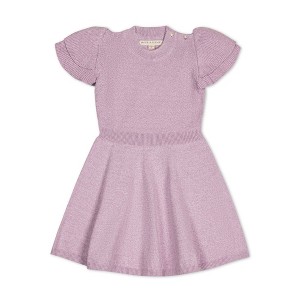 Hope & Henry Girls' Organic Double Flutter Sleeve Sweater Dress, Toddler - 1 of 4
