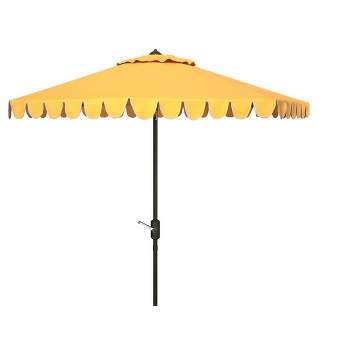 Venice 11Ft Round Crank Patio Outdoor Umbrella  - Safavieh