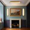 LLHZSY 23 3/5" Oval Flush Mount Ceiling Light with Marble-Black - 2 of 4