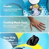Joyfy 2-Person Sturdy River Pool Tubes with 2 Cup Holders & Removable Cooler, Inflatable Pool Float Rafts for Adults, Heavy Duty Swimming Rings - 4 of 4