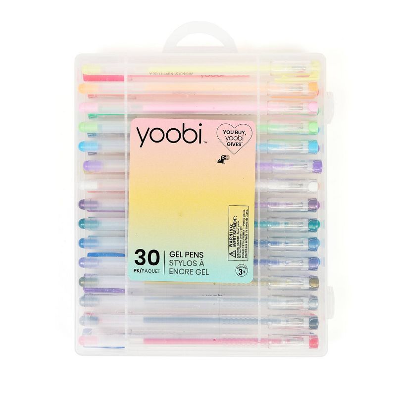 Yoobi&#8482; 30pk Gel Pens Set Multicolor, 1 of 14