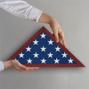 Americanflat Elegant Flag Display Case for Memorial Service and Veteran Burial - 2 of 4