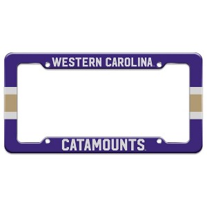 Western Carolina University Stripe License Plate Tag Frame - 1 of 4
