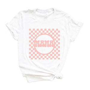 Simply Sage Market Women's Checkered Mama Short Sleeve Graphic Tee - 1 of 3