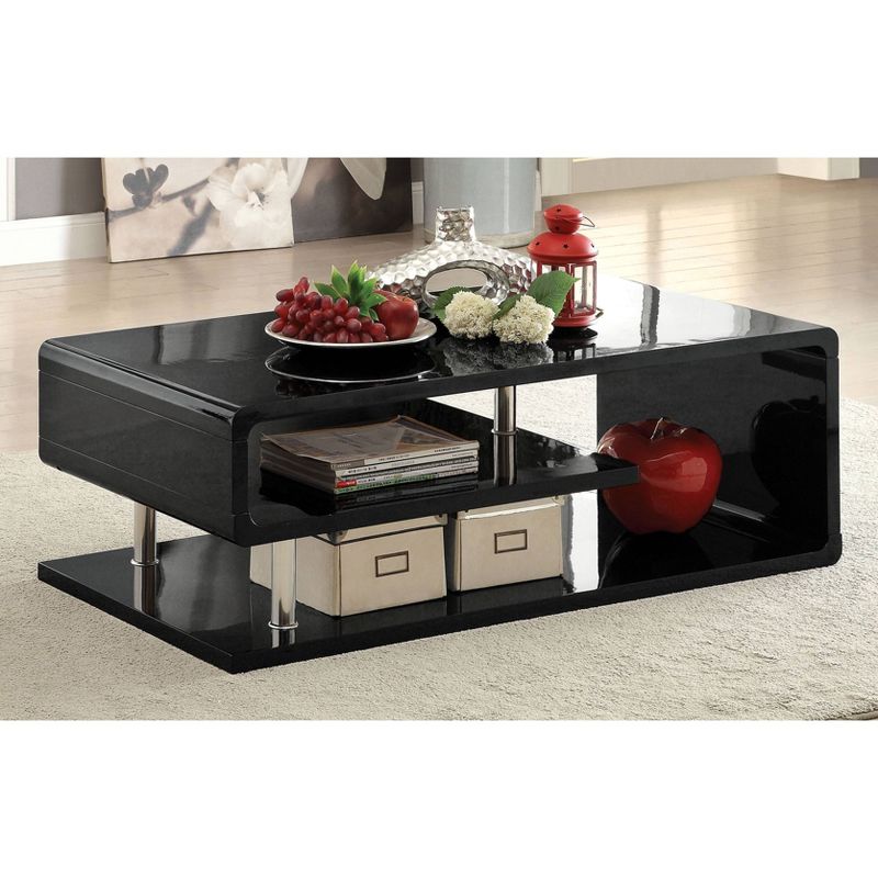 2pc Clive Glossy Coffee and End Table Set - HOMES: Inside + Out, 6 of 13