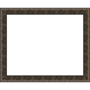 Amanti Art Intaglio Embossed Black Framed Dry Erase Magnetic Board - 1 of 4