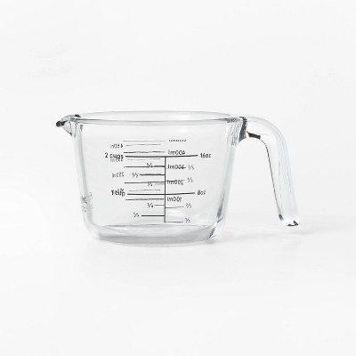 2 Cup Glass Measuring Cup Clear - Figmint&trade;