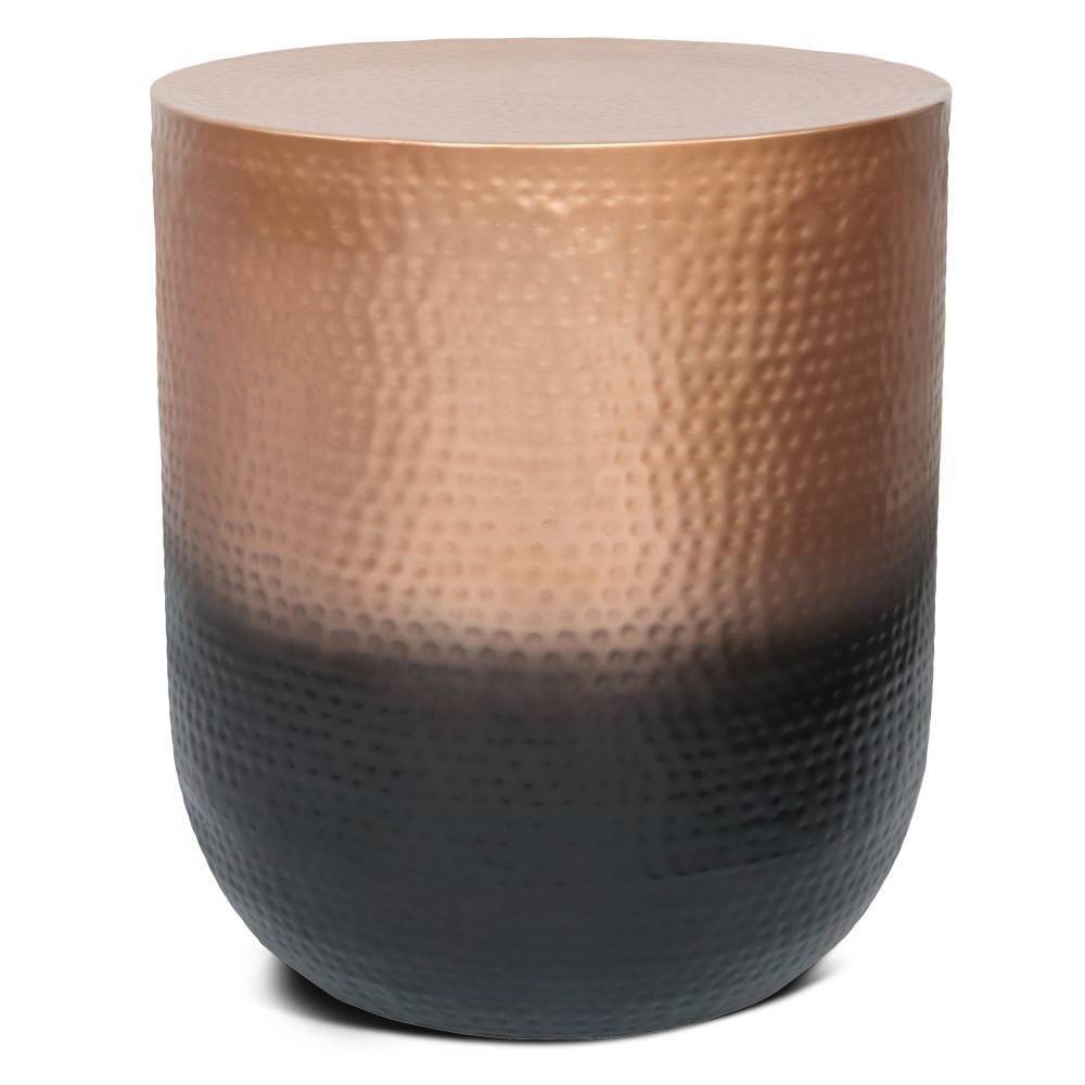 Kacy Metal Side Table Copper/Ombre - WyndenHall