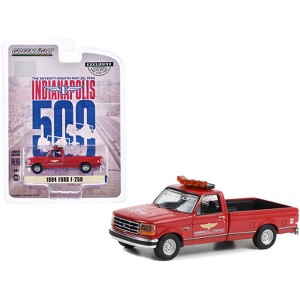 1994 Ford F-250 Truck Red "500 Mile Race Official Truck" "Hobby Exclusive" Series 1/64 Diecast Model Car by Greenlight - 1 of 3