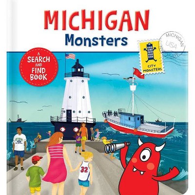 Michigan Monsters - (Board Book)