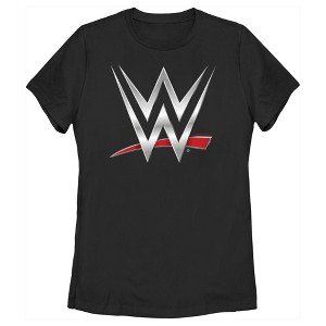 Women's WWE Chrome Logo T-Shirt - 1 of 4