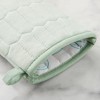 MARTHA STEWART Honeycomb Quilted Chambray Oven Mitt 2-Pack Set - 3 of 4