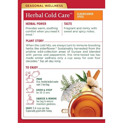 Traditional Medicinals Gypsy Cold Care Organic Tea - 32ct