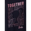 Barbie Womens' Character Together We Shine Nightgown Sleep Pajama Shirt Black - 3 of 4