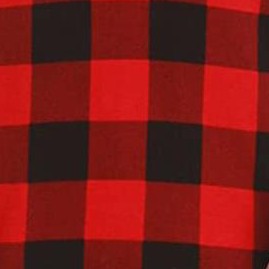 red black buffalo plaid fleece