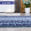 Acekool 9x12 Washable Area Rug, Modern Printed Braided Look, Non-Slip, Stain Resistant Large Brown Carpet for Bedroom, Living Room, Dining Room - 4 of 4