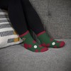 NHL Minnesota Wild Big Dot Fuzzy Socks - One Size Fits Most - 3 of 3