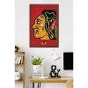 Trends International NHL Chicago Blackhawks - Logo 25 Framed Wall Poster Prints - 2 of 4