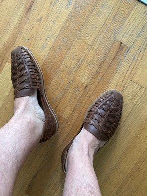 Nisolo Sustainable Men's Huarache Sandal Brown, Size 12.5 : Target