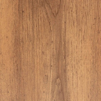 Tasman Natural Brown Wood and Black Metal End Table with Storage