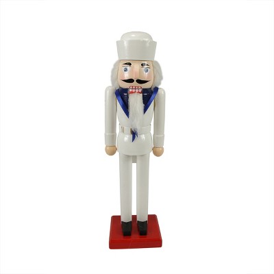 Northlight 14" White and Blue Navy Sailor Christmas Nutcracker