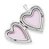 Black Bow Jewelry Sterling Silver 20mm Polished Heart Locket - 2 of 4