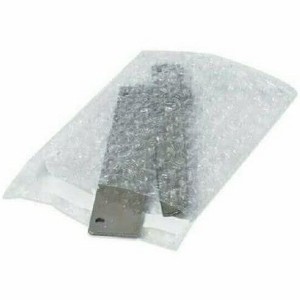 supplyhut 50 - 4x5.5 Bubble Out Pouches Bags Wrap Cushioning Self Seal Clear 4" x 5.5" - 1 of 4