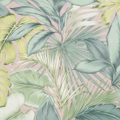 Transform Lush Leaves Green Peel and Stick Wallpaper