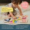 Infinite Curiosity Wooden Puzzles, Set of 4 Montessori Style Toys for 1 Year Old, Toys for Toddlers 1-3, Baby Puzzles, 6x6 inches - 4 of 4