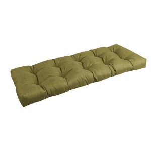 Blazing Needles, 46-inch by 19-inch Tufted Solid Outdoor Spun Polyester Loveseat Cushion - 1 of 3