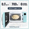Nostalgia Retro Compact 0.7 Cu Ft & 700-Watt Countertop Microwave Oven - 2 of 4