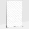 Bernard White Galvanized Steel Screen 183x120x40cm - 2 of 4